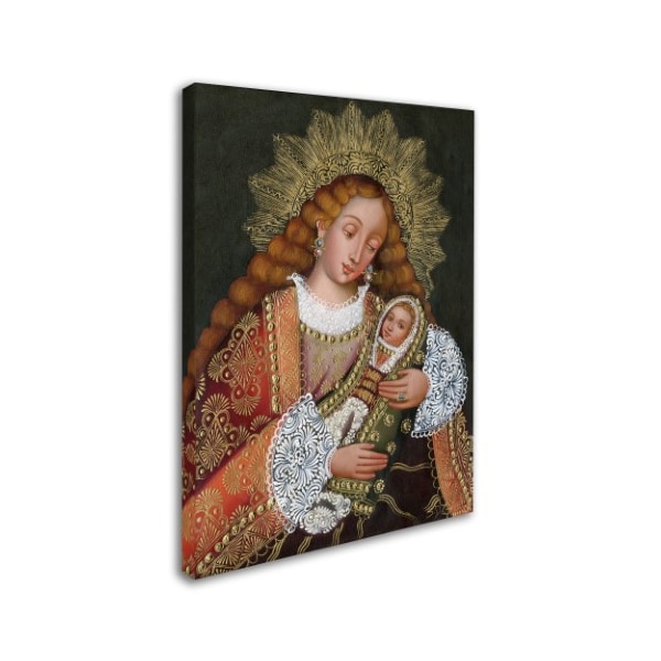 Masters Fine Art 'The Virgin And Son IV' Canvas Art,18x24